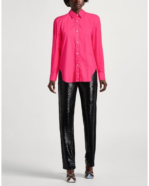Caliban Pink Shirt Cotton, Elastane