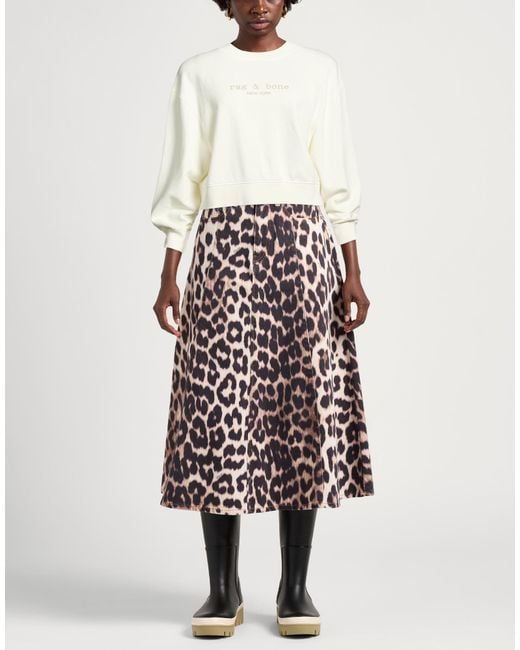 Rag & Bone White Ivory Sweatshirt Cotton, Elastane
