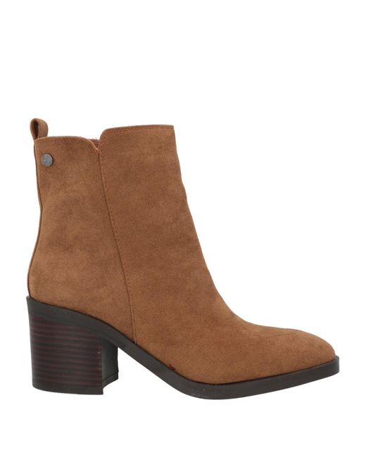 Xti Brown Ankle Boots