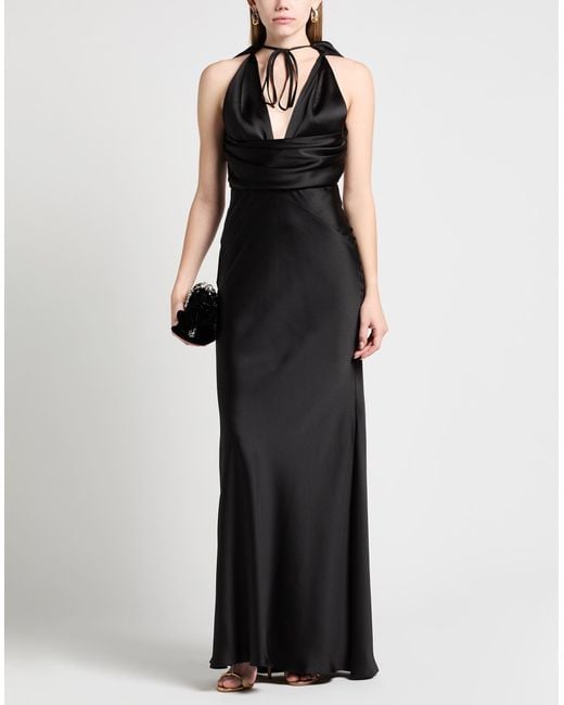 Robe longue ACTUALEE en coloris Black