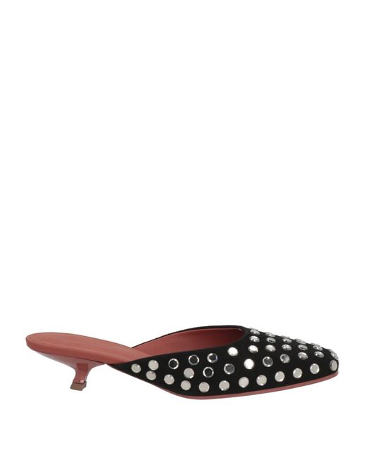Charles Philip White Mules & Clogs Leather