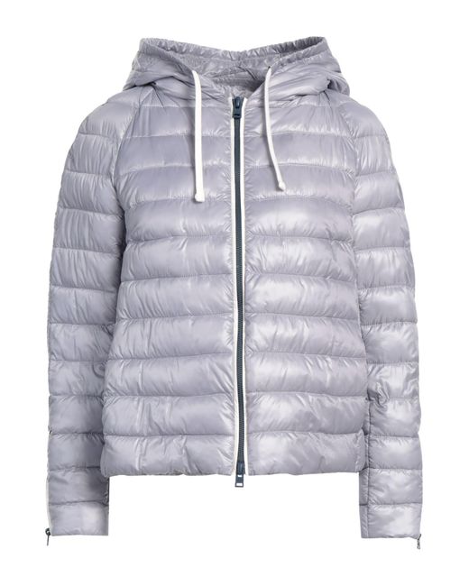 Herno Blue Globe Lilac Puffer Polyamide