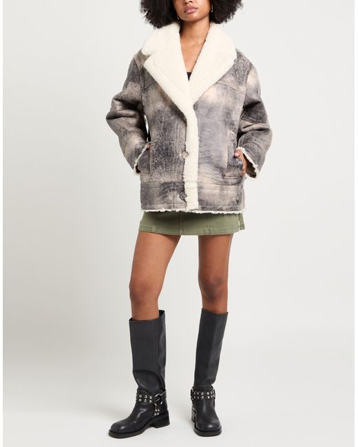 Stand Studio Brown Shearling & Teddy