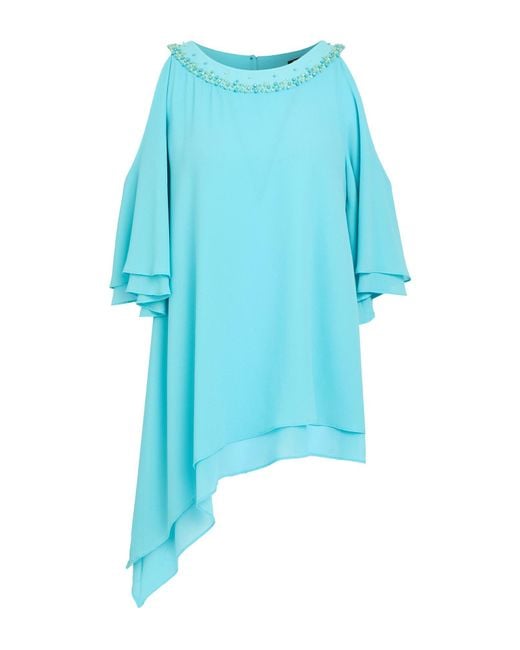 Camilla Blue Top Polyester