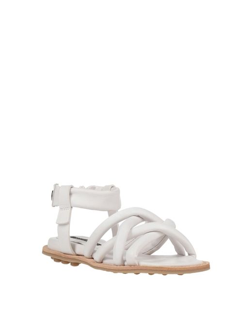 Malloni White Sandale