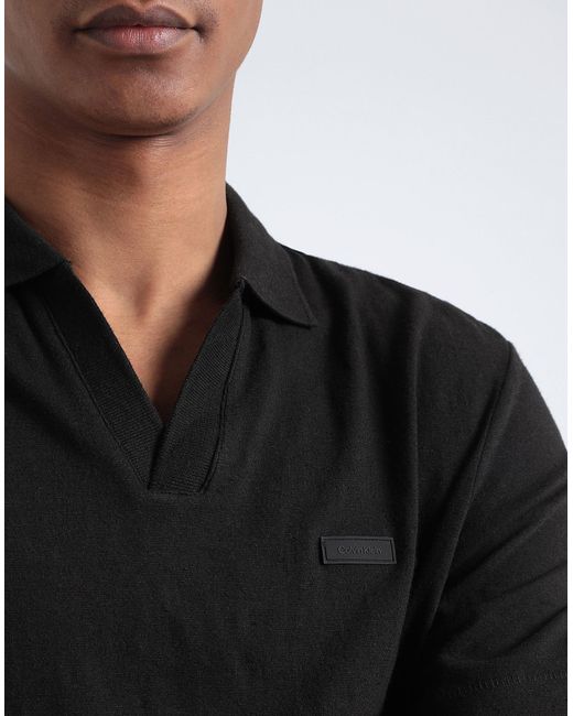 Calvin Klein Poloshirt in Black für Herren