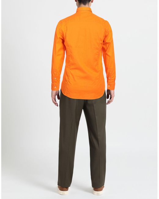 Camisa BASTONCINO de hombre de color Orange