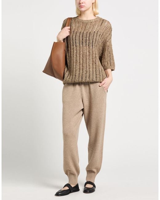 Brunello Cucinelli Natural Trouser
