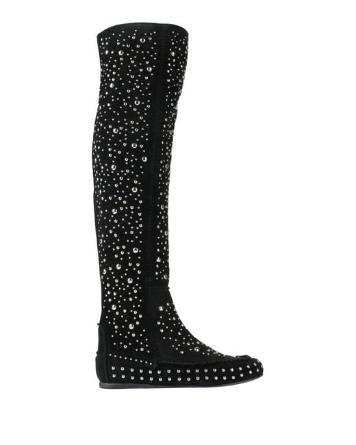 Zadig & Voltaire Black Boot Leather