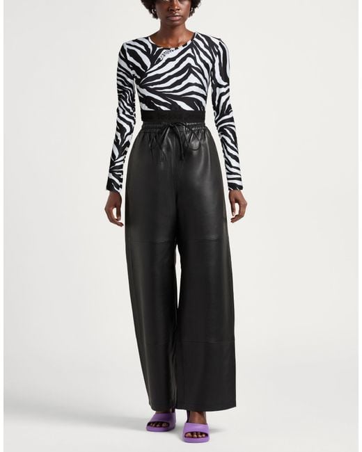 Versace Jeans Couture Black Top Polyamide, Elastane