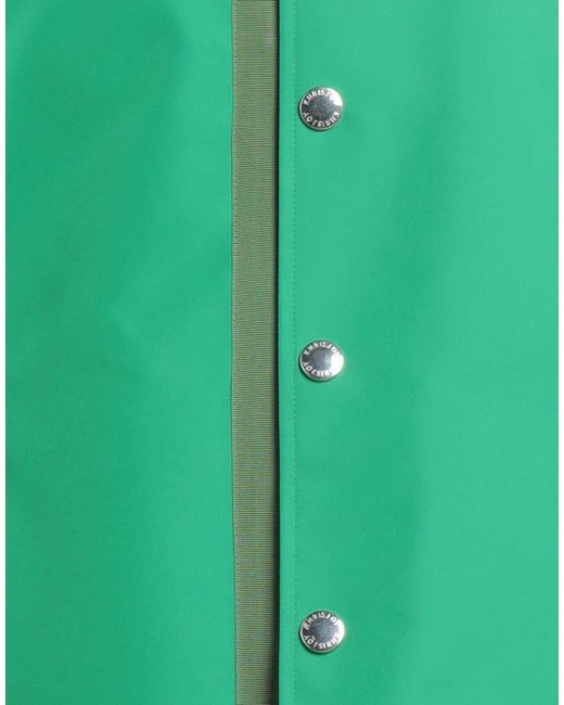 Khrisjoy Green Overcoat & Trench Coat for men