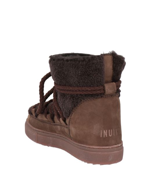 Inuikii Brown Ankle Boots