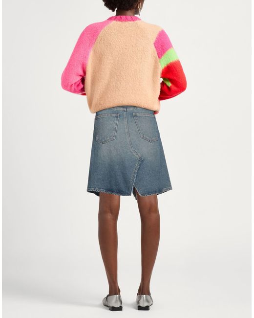MM6 by Maison Martin Margiela Blue Jeansrock