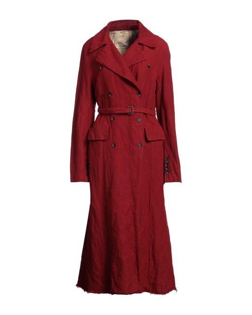 Masnada Red Coat Cotton, Wool, Metallic Fiber