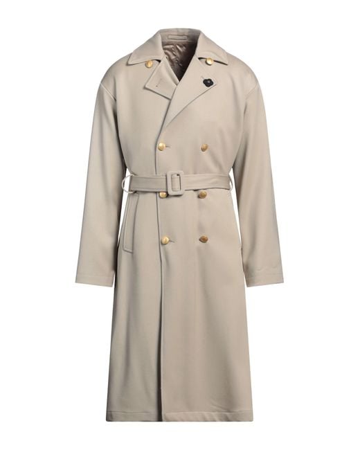 Sobretodo y gabardina Lardini de hombre de color Natural