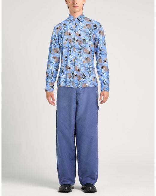 Daniele Alessandrini Blue Shirt for men