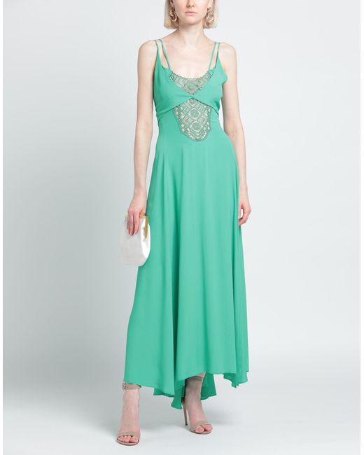 SIMONA CORSELLINI Green Maxi Dress
