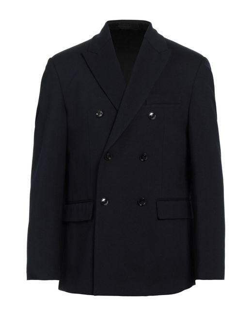 Liu Jo Blue Blazer Viscose, Polyamide, Elastane for men