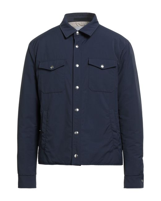 Eleventy Blue Jacket Wool, Polyamide for men