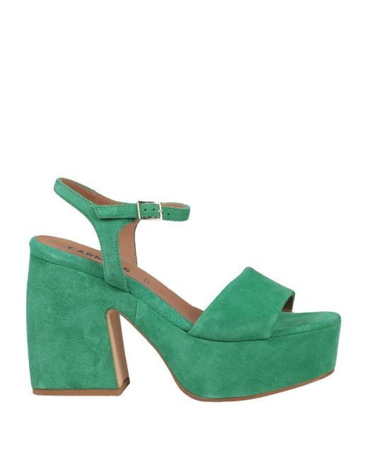 Carmens Green Sandals