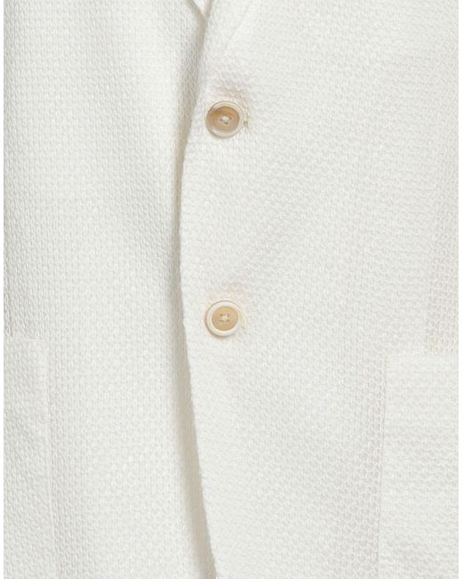 Eleventy White Blazer for men