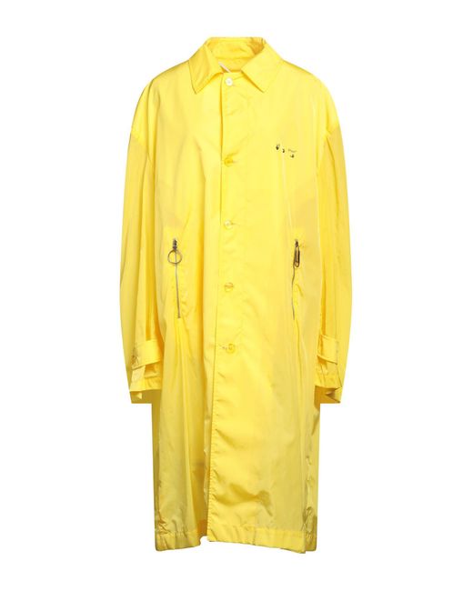 Off-White c/o Virgil Abloh Yellow Overcoat