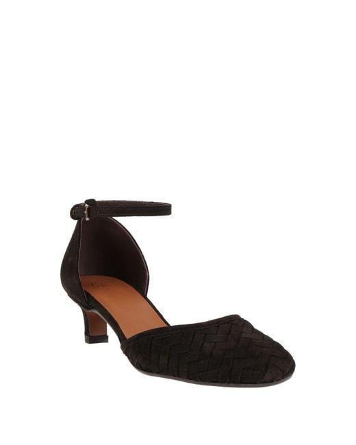 Castaner Black Dark Pumps Leather
