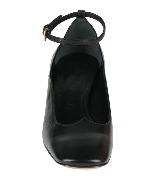 A.Bocca Black Pumps Leather
