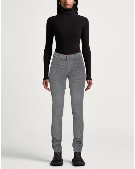 Cheap Monday Gray Pants Cotton, Elastane