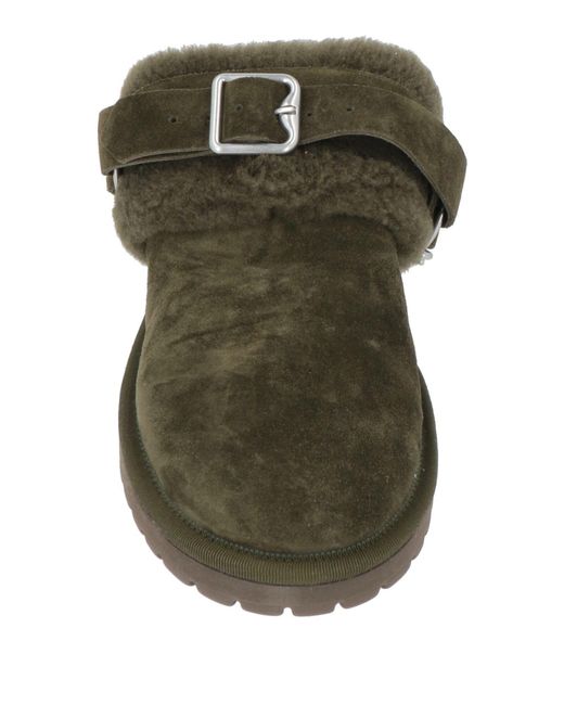 Burberry Green Mules & Clogs Leather for men