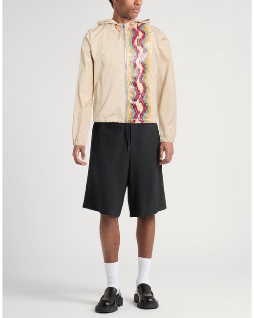 Bikkembergs White Jacket Cotton, Polyurethane, Elastane for men