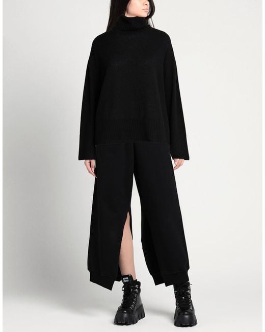 Artichoke Black Turtleneck Cashmere