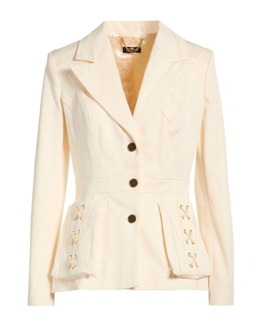 Elisabetta Franchi Natural Blazers