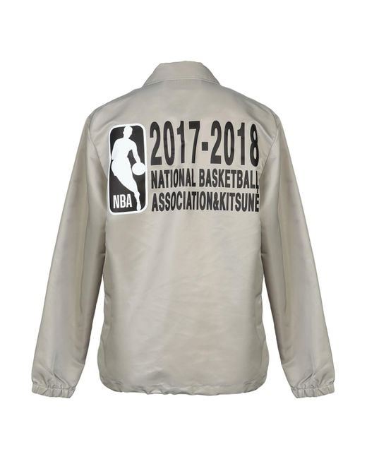Maison Kitsuné Gray X Nba Jacket Nylon for men