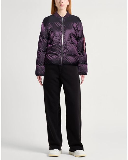 Alpha Industries Purple Puffer Nylon