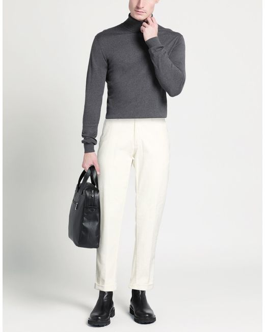 TWENTY-ONE by ANTONIO CARNEVALE White Pants Cotton for men