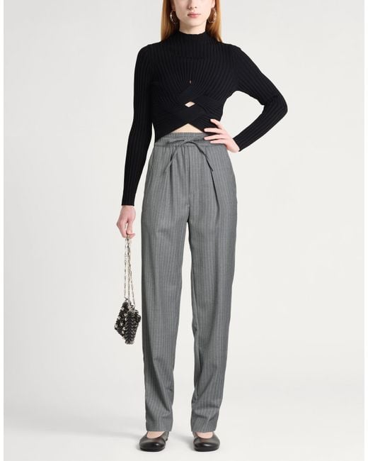 Isabel Marant Gray Pants Virgin Wool, Elastane