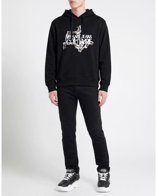 Versace Jeans Couture Blue Sweatshirt Cotton for men