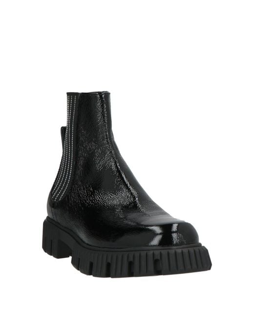 Baldinini Black Ankle Boots Leather