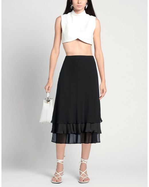 Joseph Ribkoff Black Midi Skirts