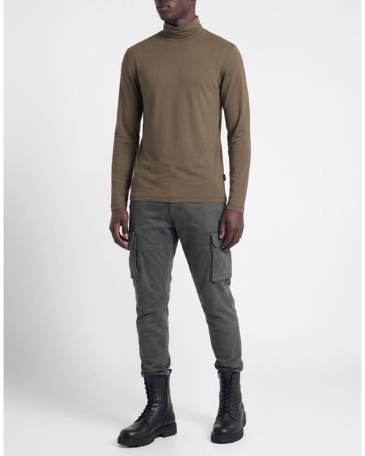 Takeshy Kurosawa Green Turtleneck Tencel, Wool, Elastane for men