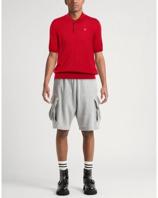 COMME DES GARÇONS PLAY Red Sweaters for men