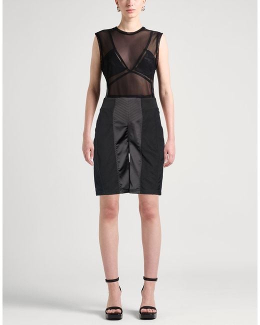 Jean Paul Gaultier Gray Shorts & Bermuda Shorts Polyester, Elastane