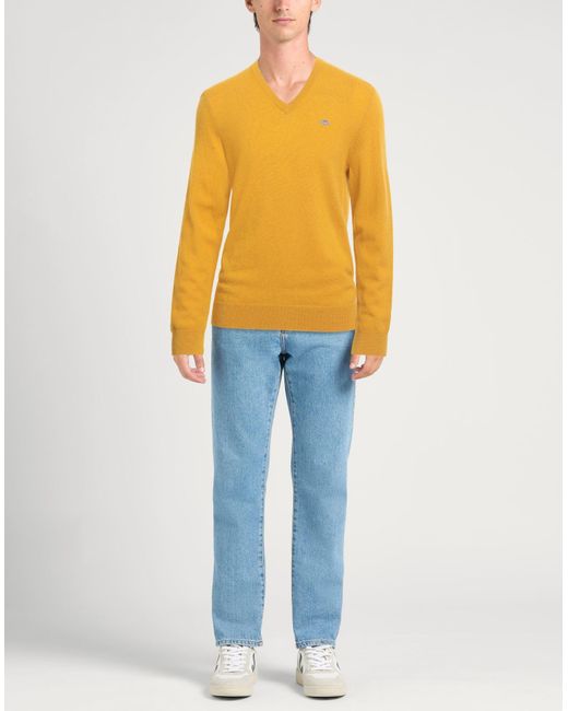 Pullover di Gant in Yellow da Uomo