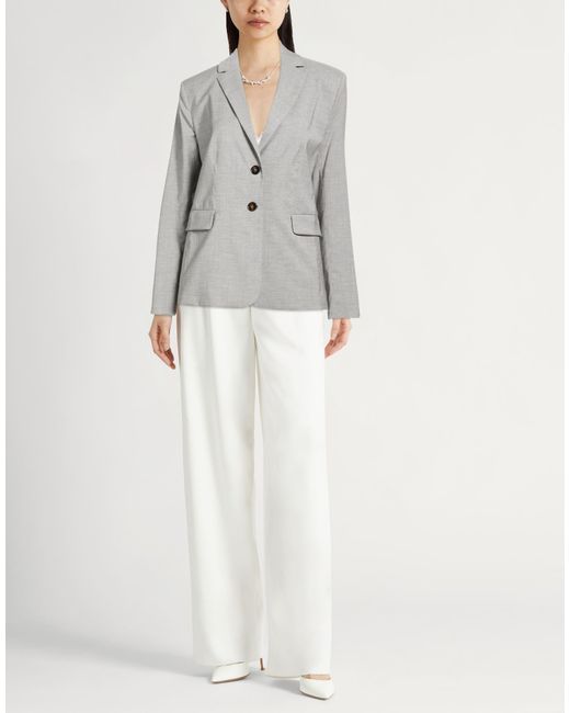 Antonelli Gray Blazer Virgin Wool, Viscose, Elastane