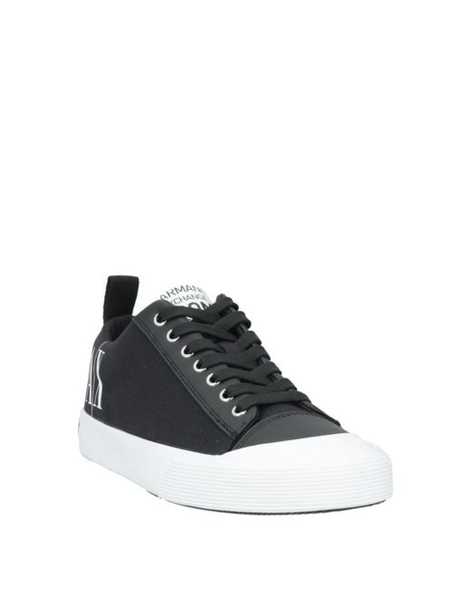 ARMANI EXCHANGE Black Trainers for men