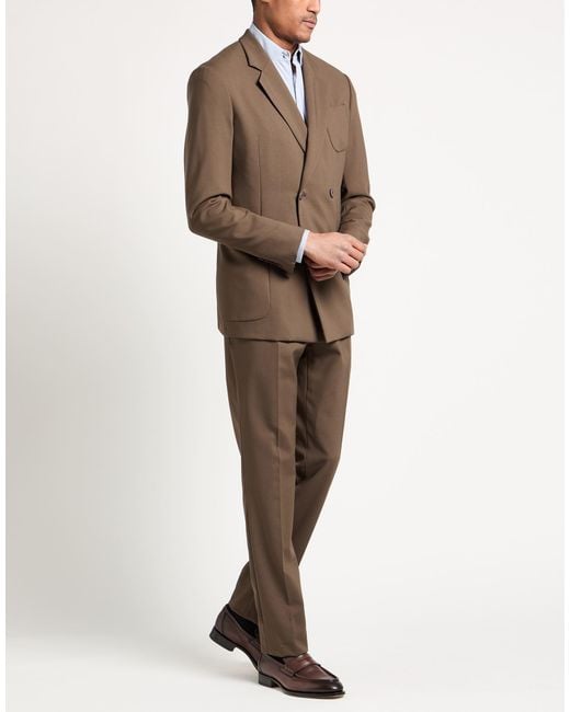 Emporio Armani Brown Suit for men