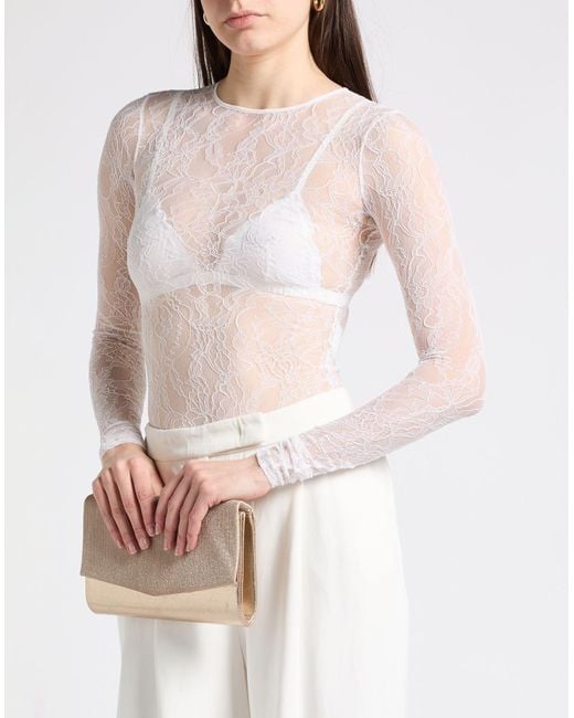 Wardrobe NYC White Bodysuit Polyamide, Elastane