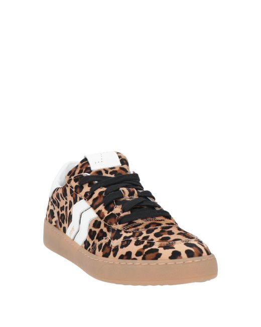 Strype Brown Sneakers Leather