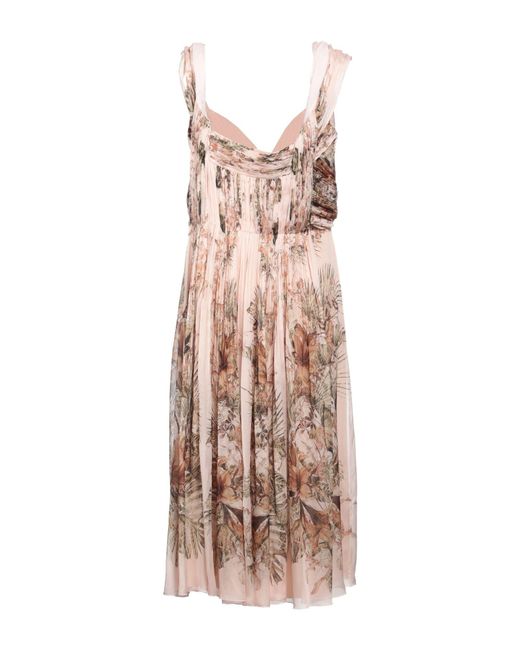 Alberta Ferretti Pink Midi Dress